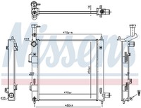 Nissens MotorküHler WasserküHler 606865 2 FüR KIA Picanto 3 JA LPG