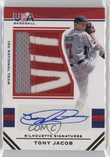 2017 Panini USA Baseball Stars & Stripes Jersey Prime 15/25 Tony Jacob Auto a8r