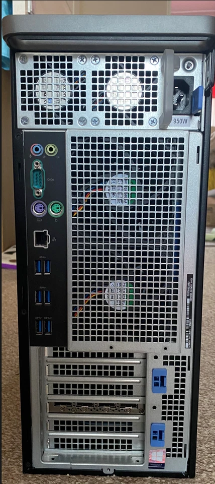 Dell Precision T7820 Workstation Xeon Platinum 8176M QS Nvidia 192GB RAM 1TB SSD - Image 2 of 4