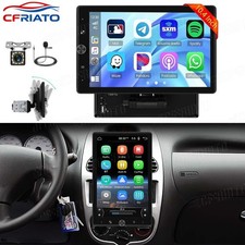 10.4'' 1 Din Car Stereo Apple CarPlay Android Auto Rotatable Radio BT USB CAM