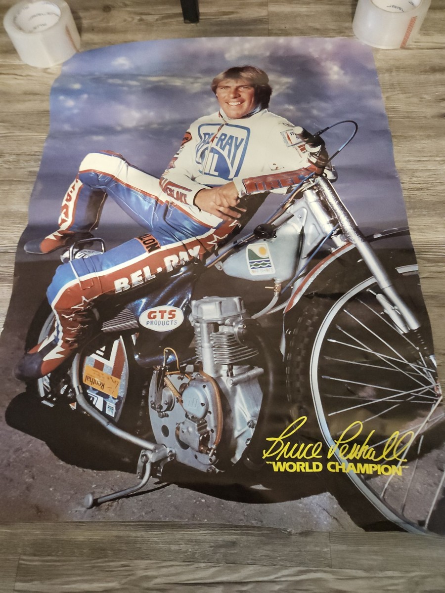 Bruce Penhall Vintage Original Poster Pro Arts Moto Cross 1982