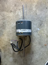 Genteq Dual Shaft 5S0A39S Blower Fan Motor 3/4 HP 1050 RPM 120/240V 60/50 Hz