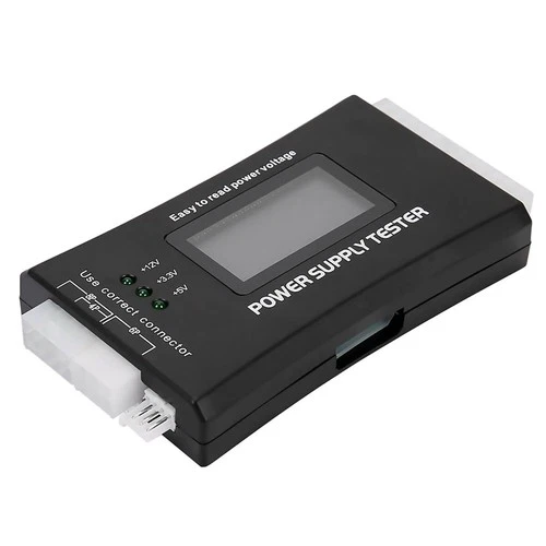 PC 20/24 Pin 4 PSU ATX BTX ITX SATA HDD Power Supply LCD Digital Tester Meter C