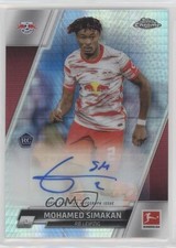 Mohamed Simakan Chrome Bundesliga 2021 Prism Refractor /175 Auto