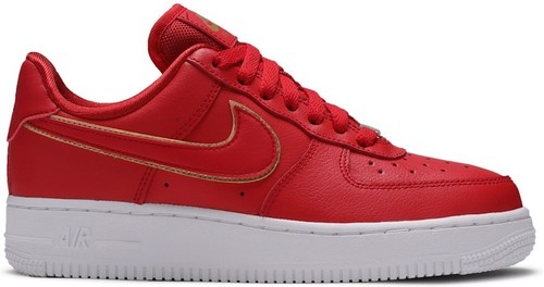 Nike‎ Air Force 1 ’07 LV8 NBA Red Gold Swoosh Men’s Sz 13 Retro Sneakers Shoes NBA X Air Force 1  main image 3