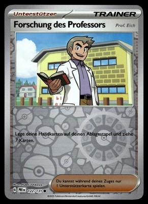Forschung des Professors Prof. Eich 122/131 Prism. Evo. Reverse Holo NM Deutsch