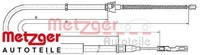 Metzger 10.7515 Seilzug FüR Feststellbremse Handbremsseil Bremsseil FüR Audi