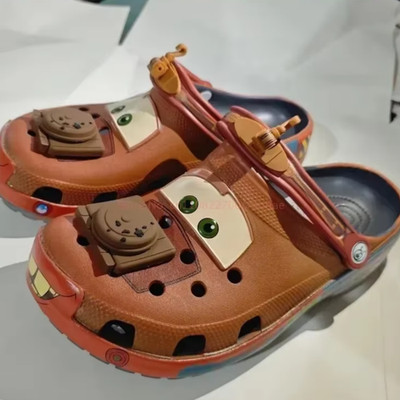 Disney Cars Mater Character Brown Clogs Adults Kids Classic Slip-On Shoes Gift