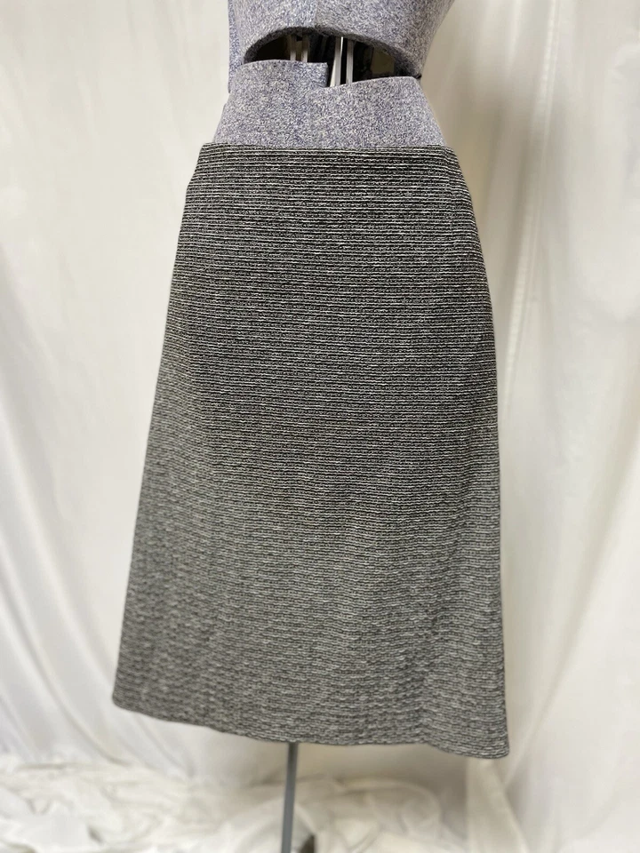 NUEVA Falda Nipon Boutique Talla 24W Cintura Elástica Hasta la Rodilla Brillante 45X25.5 Foto 4 de 4