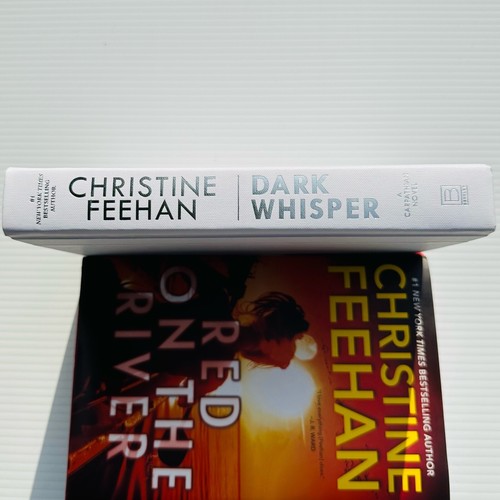 Christine Feehan First Edition/Print Lot (2) HCDJ Dark Whisper, Red On The River - Picture 12 of 24