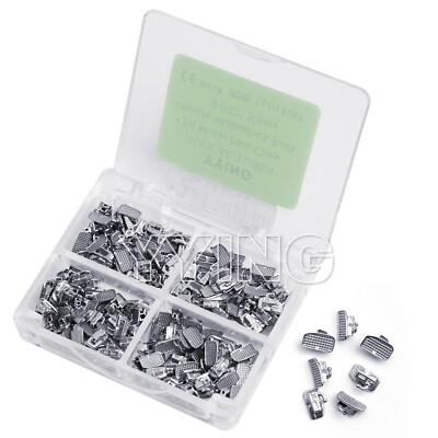 50Pc Dental Buccal Tubes Orthodontic Bracket 1st Molar Bondable Non-Conv Roth022