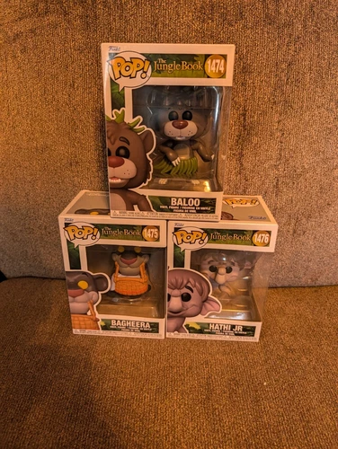 Jungle Book Funko Pop 1474-1476 Complete Set Baloo
