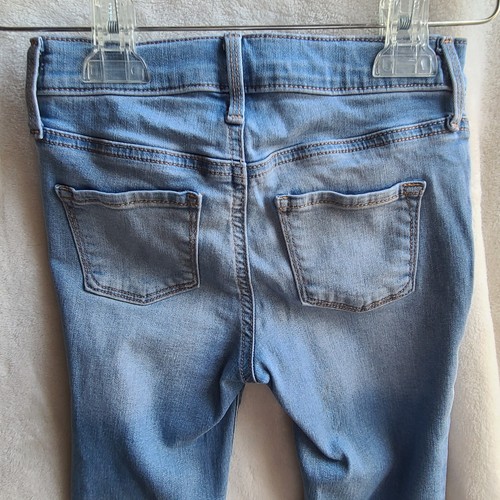 Lot Of 2 Old Navy Rockstar Super Skinny Jeggings High Rise Girls Sz 7 Denim Jean - Picture 14 of 14