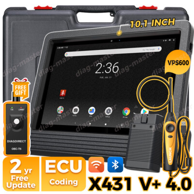 LAUNCH X431 V+ PRO3S + Bidirectional Car Diagnostic Scanner Tool KEY Coding TPMS