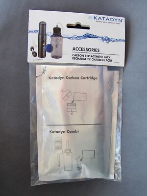 Katadyn Aktivkohle Nachfüllpack Combi Wasserfilter Carbon Cartige 2 Port. à 30 g