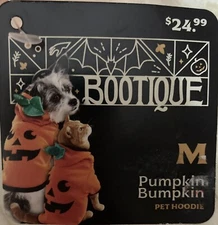 Bootique Bumpkin Pet Hoodie Costume Medium NWT