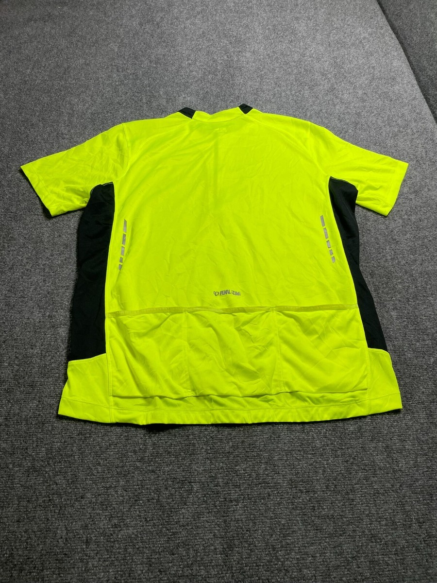 Pearl Izumi Select Men's Yellow Jersey Short Sleeve Zip Cycling