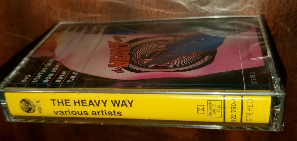 The Heavy Way (Cassette 1984 Vertigo) Import Comp. KISS DIO T.N.T. & more Sealed - Image 3 of 3