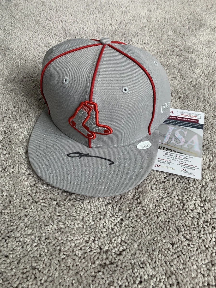 RARE Allen Iverson Autographed Boston Red Sox Practice Rant Hat