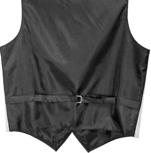 New Men's Plaid Tuxedo Vest Waistcoat only Plaid checkers Turquoise prom Wedding - Picture 2 of 2
