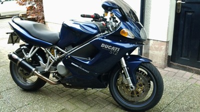 Ducati ST2 96-2003   Black round ROAD LEGAL Performance Motorbike Exhausts