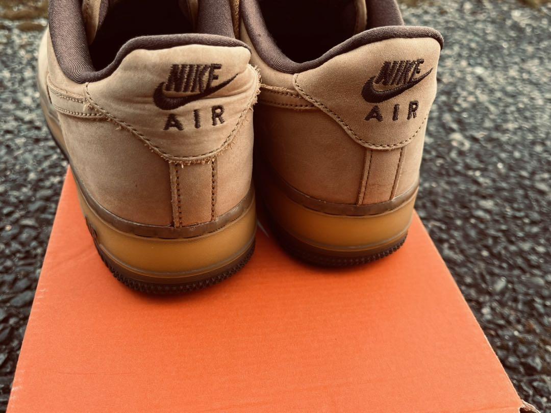 Men 6.0US Nike Air Force 1 Wheat Dark Mocha Nubuck Men Men 6.0US Nike Air Force 1 Wheat Dark Mocha Nubuck Men