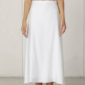 bec and bridge silk skirt