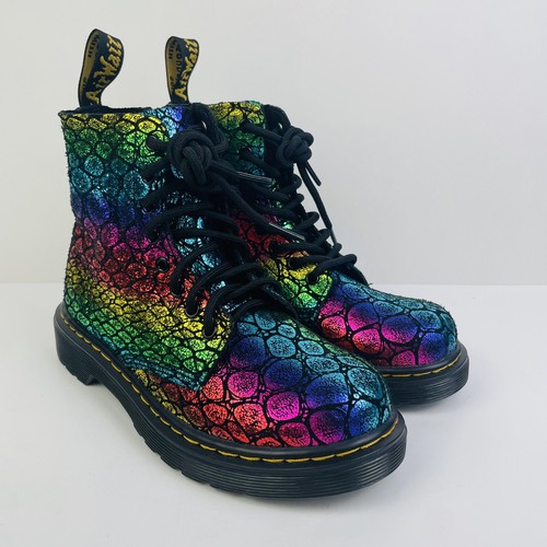 Doc Dr Martens 1460 Pascal Rainbow Croc 