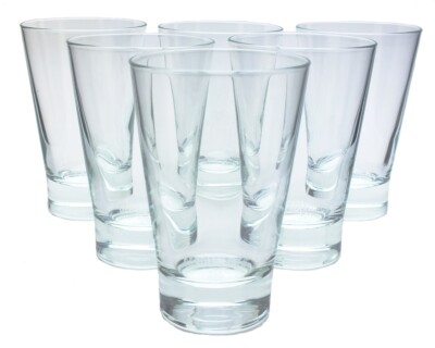 6 Gerolsteiner Becher Wassergläser 27cl - Design Glas - Gläser - Set - Sprudel