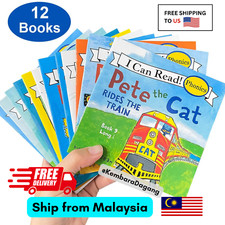 NEW Pete the Cat Childrens Kids Books Phonics I Can Read Set Lot 12 Pocket Size