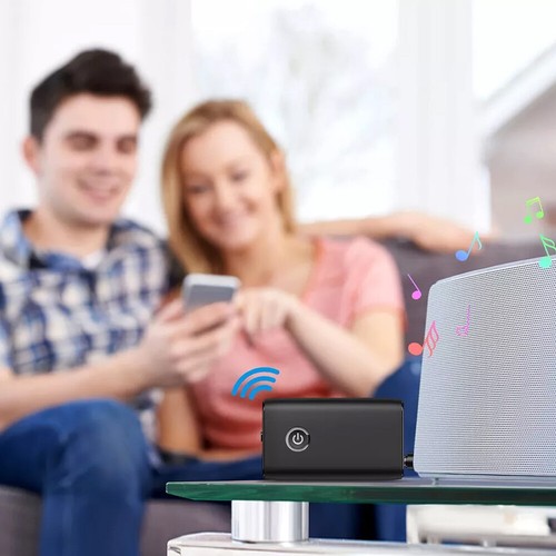 Adattatore Ricevitore Trasmettitore Bluetooth Wireless 5.0 2 In 1 Jack Audio . - Afbeelding 12 van 16