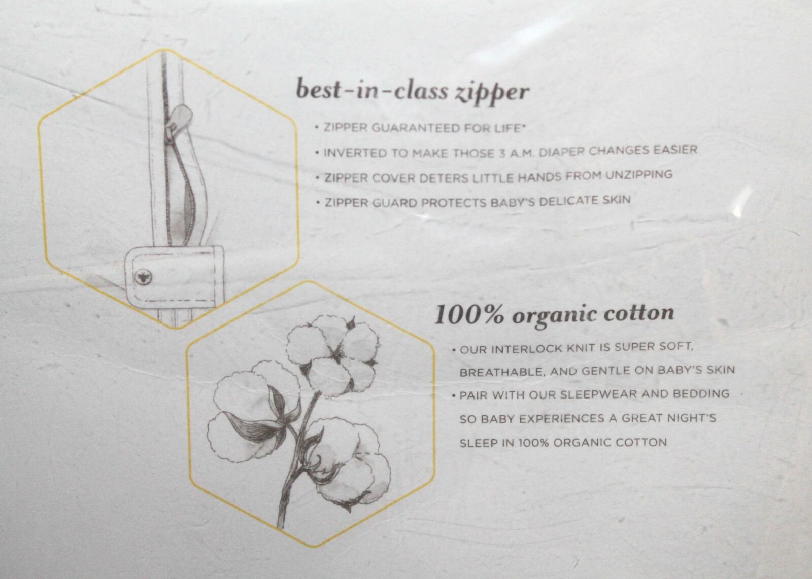 NIP BURT'S BEES BABY Beekeeper Wearable Blanket Pink White Size Small