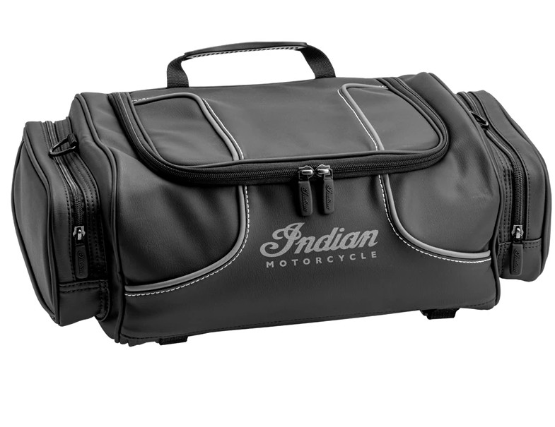 Indian Motorcycle Black Spirit Lake Rack Bag for 2015-2023 Roadmaster, Chieftain