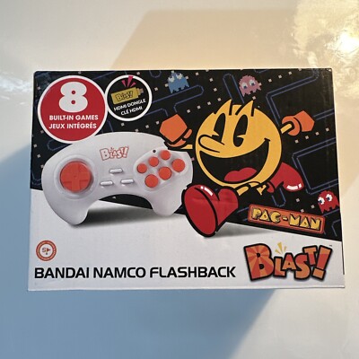 Bandai Namco Flashback Blast Pac-Man Console, 8 Electronic Games, Tested Works