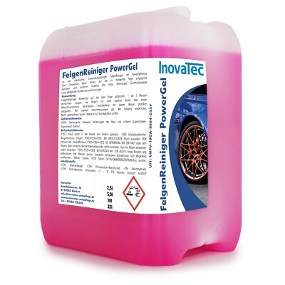 Felgenreiniger Powergel InovaTec 10l Kirschduft Alufelgen Autopflege Reiniger