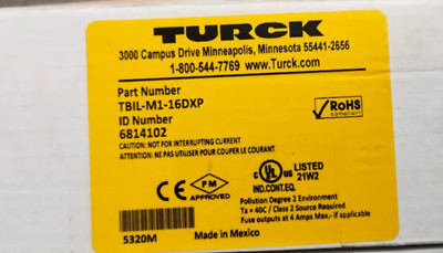 NEW TBIL-M1-16DXP Turck module TBILM116DXP