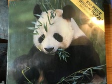 HOYLE Jigsaw Puzzle PANDA BEAR 550 Piece (1991) Vintage Made In USA EUC & RARE!