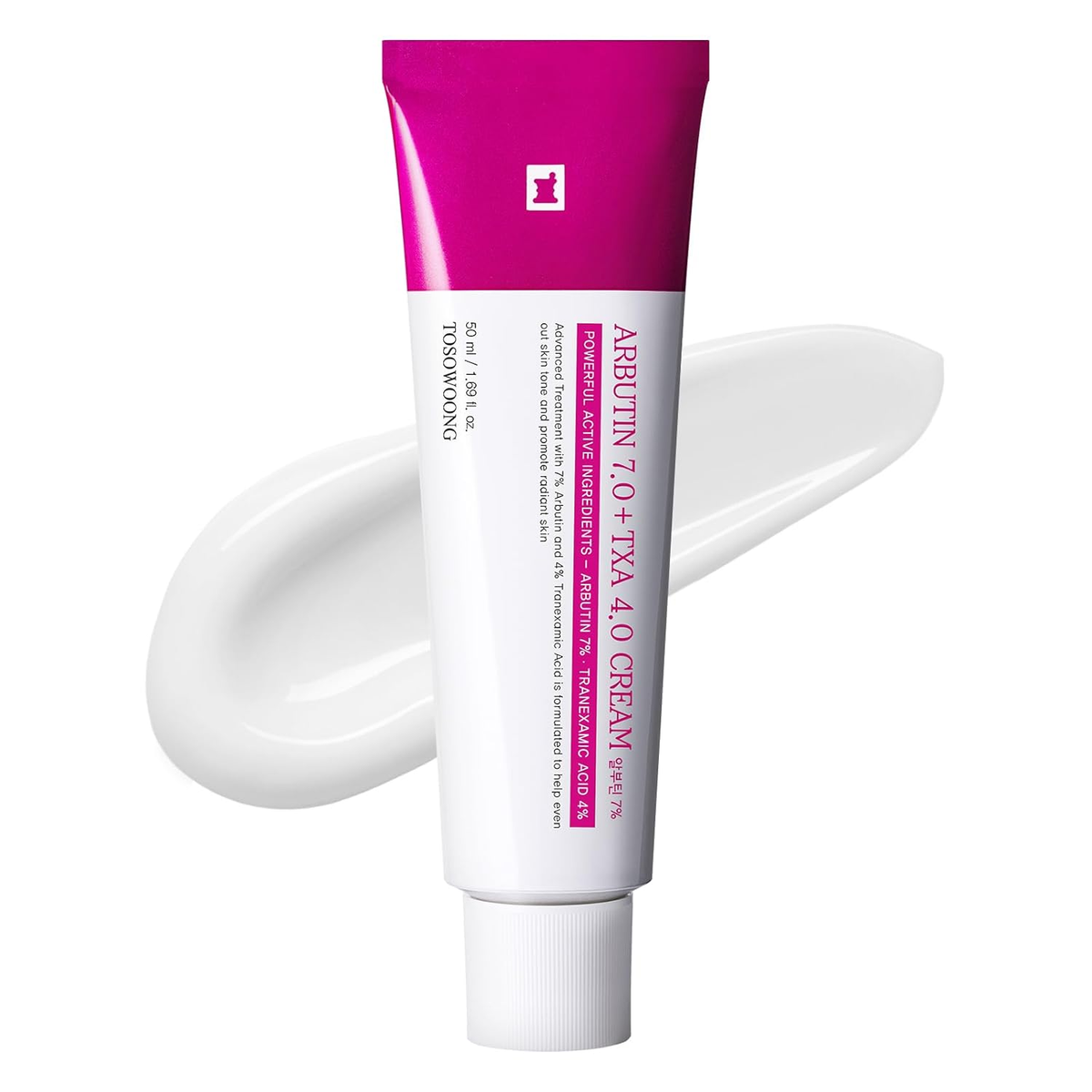 Arbutin 7% + Tranexamic Acid 4% Cream, 70,000Ppm Arbutin, 40,000Ppm TXA,  Niacina