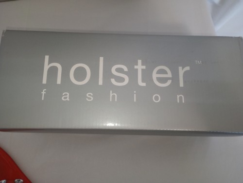 CUTE Red "Supermodel" HOLSTER Embellished Flat Sandals Sz 8 - Picture 7 of 7