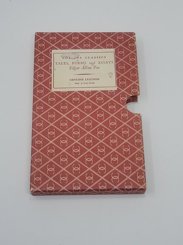 ⚜️EDGAR ALLAN POE Tales,Poems And Essays 1963 UK (Collins Edition) Leather Bound - Picture 19 of 24