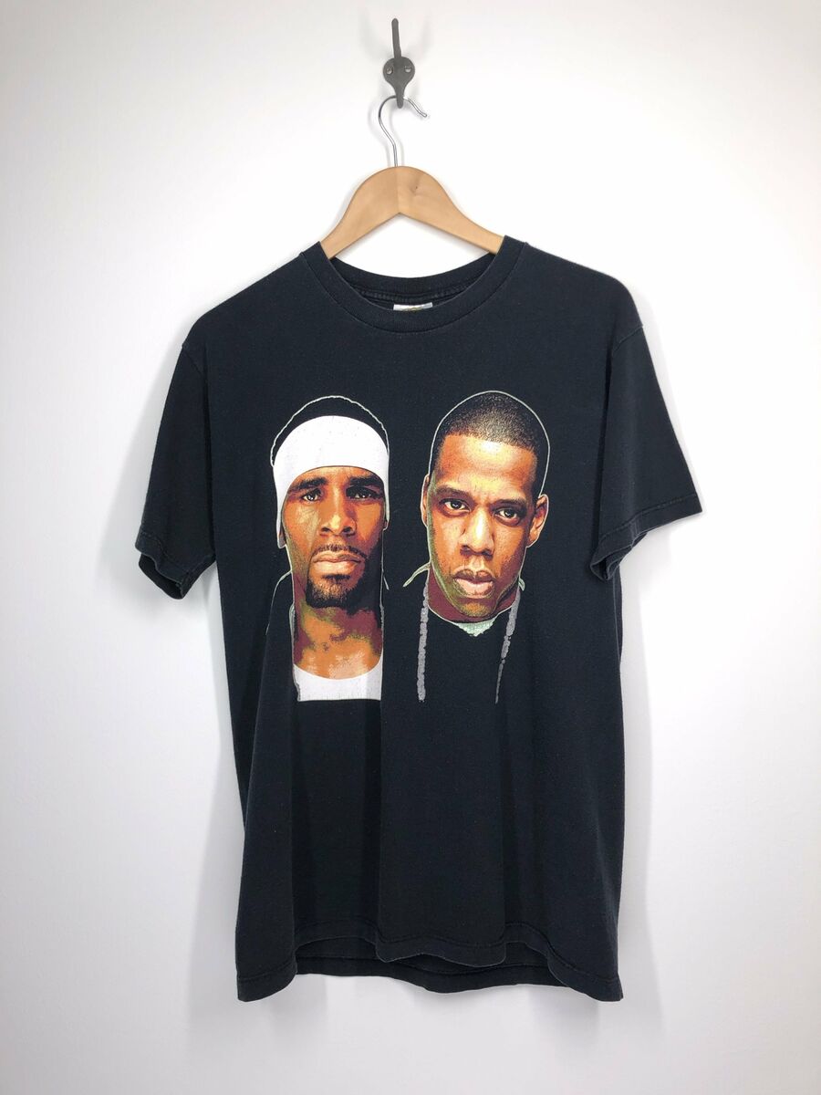 2004 Best of Both Worlds Tour - Jay Z x R Kelly RAP Shirt 2004 Best of Both Worlds Tour - Jay Z x R Kelly RAP Shirt