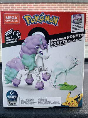 Mega Construx Pokemon Ponyta Power Pack Figure 64 pcs, Brand New, Sealed, 2021