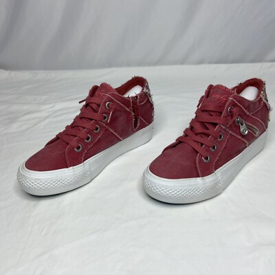 Blowfish Malibu Damen Sneaker In Clay Canvas – High-Top Sneaker Mit Karo-Print, Bequem & Langlebig
