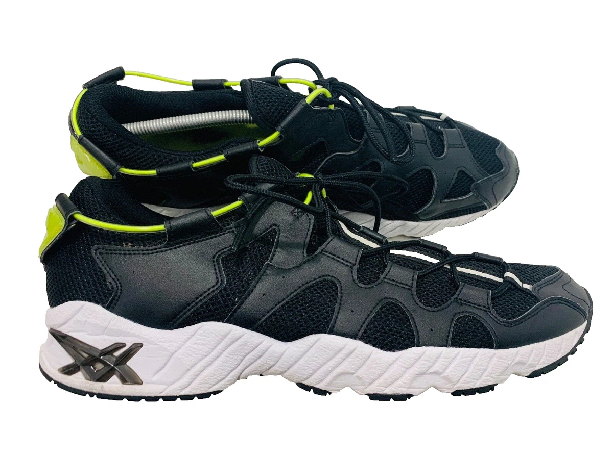 Asics Gel Mai Black Synthetic Mens Lace Up Trainers H813N 9090 sz 14