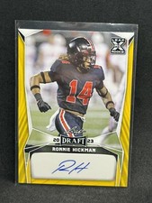 2023 Leaf Draft Auto Gold Ronnie Hickman #BA-RH1 Rookie Auto RC