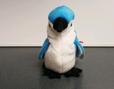 Ty Beanie Babies Original Retired  Rocket  Blue Jay Bird Beanie Baby 1997