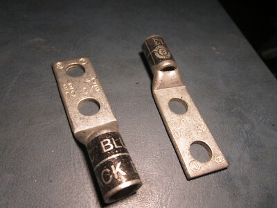 (2) PUC BLU-2 Penn Union Compression Lugs Black B-13