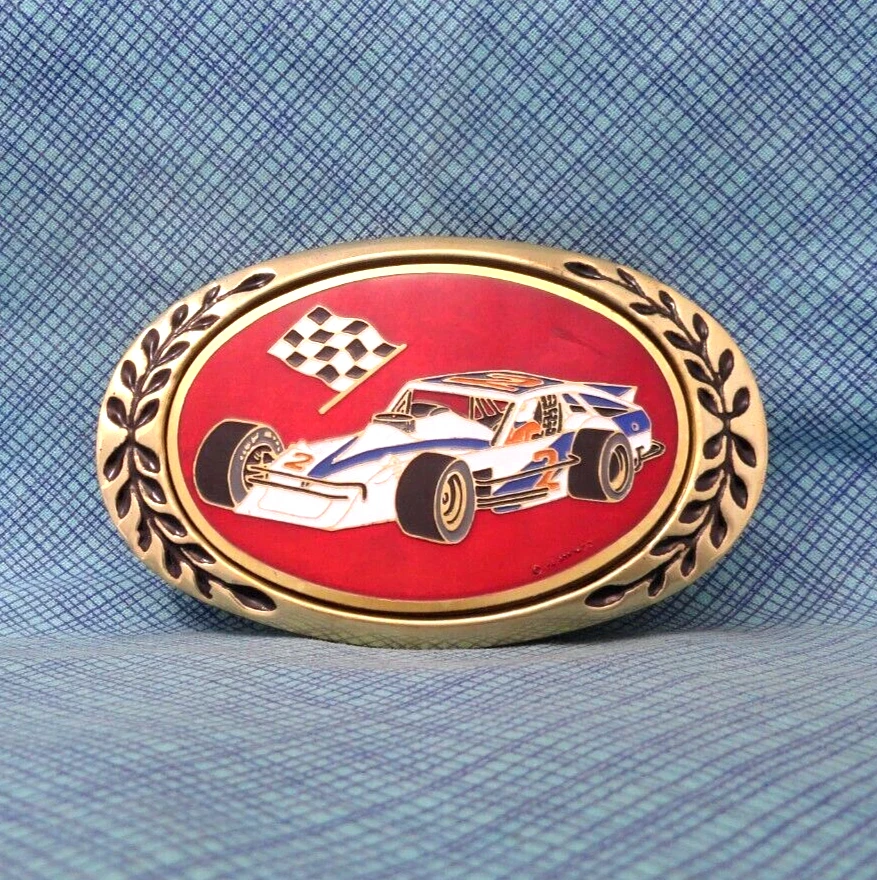 Hebilla de cinturón de coche de carreras latón macizo naranja CA vintage años 80 Aminco Heritage .SHY260 Foto 2 de 4