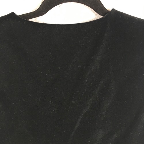 Vintage Sharon Young Velvet Vest Women 8 Black Purple Y2K Dark Fairy Victorian - Picture 13 of 15