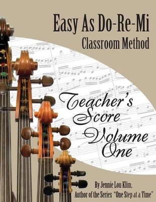 Easy As Do - Re - Mi: Teacher's Score Book One by Jennie Lou Klim (English) Pape